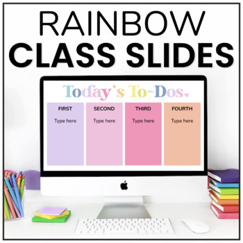 Preview of Daily Slides, Morning Slides, and Daily Agenda Slides in GOOGLE SLIDES™