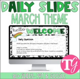 Daily Slides - St. Patricks Day March Theme - Choice Board