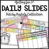 Daily Slides Template // PATCHY PASTELS