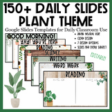 Daily Slides Template Plant Theme | Modern Boho Neutral Ae