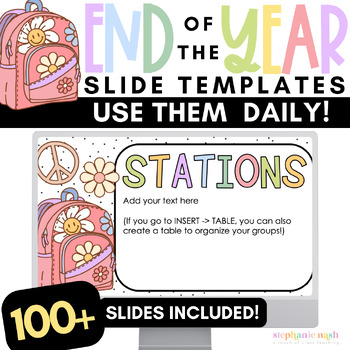 Preview of Daily Slides Templates | Morning Slides Editable | Daily Slides Editable
