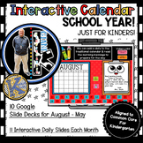 Daily Slides for Digital Calendar in Kindergarten - 10 Goo