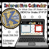 Daily Slides for Interactive Digital Calendar Morning Meet