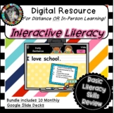Daily Slides for Interactive Literacy Skills Bundle - 10 M