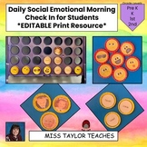 Daily Social Emotional Check In for Students - Morning Che