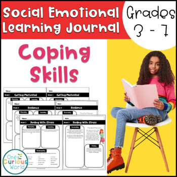 Preview of Daily Social Emotional Learning Journal Prompts for Coping Skill Development