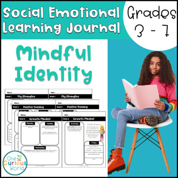 Preview of Daily Social Emotional Learning Journal Prompts for Mindfulness & Identity