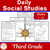 Daily Social Studies Grade 3 Weeks 1 - 10