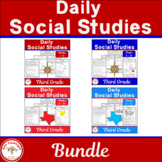 Daily Social Studies Yearlong Bundle Grade 3