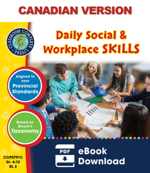 Preview of Daily Social & Workplace Skills - Canadian Content Gr. 6-12