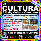 Daily Spanish Culture QUESTIONS Cultura Diaria Hispanic Co