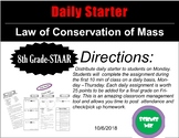 Daily Starter - Law of Conservation of Mass