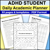 Daily Student Planner for ADHD High School & Middle School