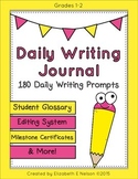 Daily Student Writing Journal- 180 Daily Writing Prompts B