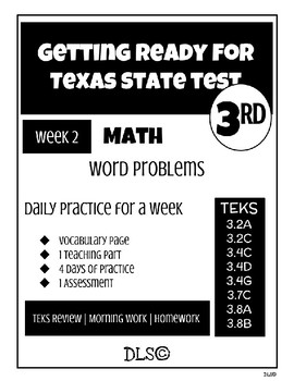 Preview of Daily TEKS Review 2 | Homework 3rd Grade