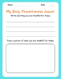 Daily Thankfulness Gratitude Journal: Write & Draw - New C