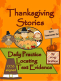 Daily Thanksgiving Passages - Comprehension Practice with 