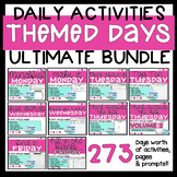 Daily Themed Days BIG BUNDLE | Monday Tuesday Wednesday Th
