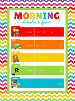 Preview of Daily To-Do Checklist for Kids