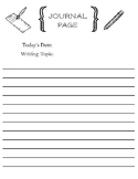 Daily Topic Writing Prompt - Self Generating Worksheet - A