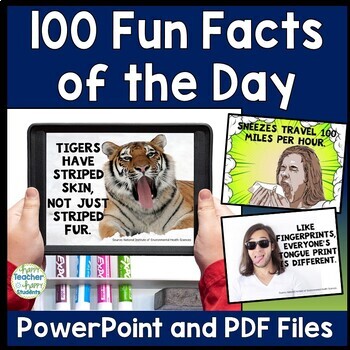 Preview of Daily Trivia: 100 Fun Daily Facts of the Day Funny & Educational | Kids Trivia