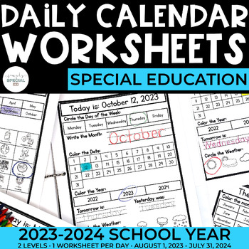 Whole Year Themed Daily Handwriting Practice Worksheets with Daily