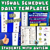 Daily Visual Schedule: Picture Pieces & Templates for Students with Autism
