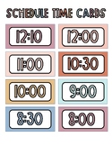Daily Visual Schedule Time Cards | Editable | Back to Scho