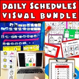 Daily Autism Visual Schedule Set Classroom Student Editabl