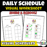 Daily Visual Worksheet - Picture Schedule