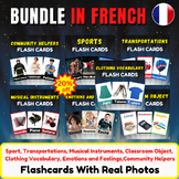 Daily Vocabulary Flashcards Big Bundle in French With real