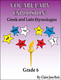Daily Greek & Latin Root Word Vocabulary Lessons - 6th Grade