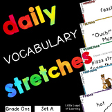 Daily Vocabulary Mini-Lessons: Grade 1 (SET A)