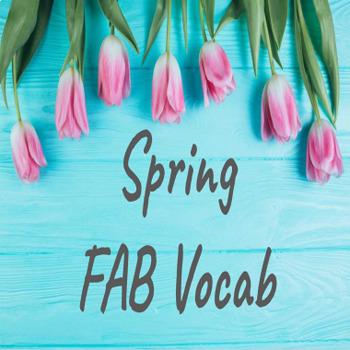 Preview of Daily Vocabulary for Upper Elementary- Spring