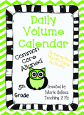 Daily Volume Calendar