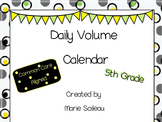 Daily Volume Calendar for Smartboard