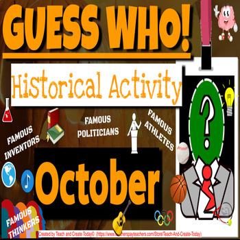 Preview of Daily Warm Up Guess Who Activity AUTUMN BUNDLE Bell Ringers Middle  High School
