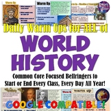 World History Daily Warm Ups Bundle