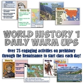 World History 1 Daily Warm Up Activities
