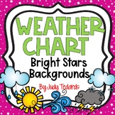 Daily Weather Chart (Bright Stars Backgrounds)