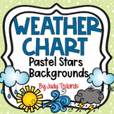 Daily Weather Chart (Pastel Stars Backgrounds)