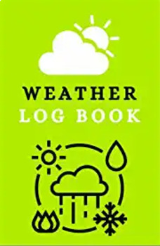 Preview of Daily Weather Log book:  Keep Record Of Date, Location, Wind Direction, Humidity