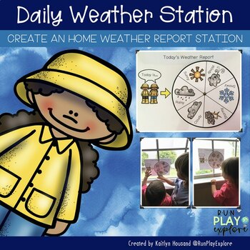 Preview of Daily Weather Report for Preschool Kindergarten and Homeschool Weather Station