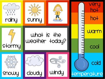Daily Weather and Temperature by Kristen Smith | TpT