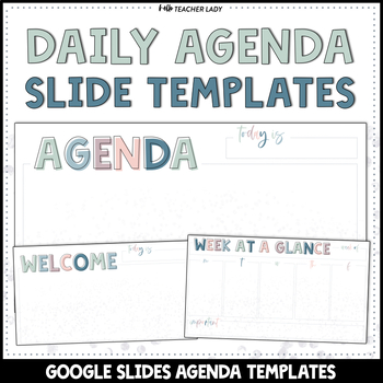 Daily Weekly Agenda Google Slides Editable Templates 10 Tpt