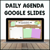 Daily + Weekly Agenda Google Slides - Templates #3 Cork Board