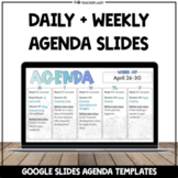 Daily + Weekly Agenda Slides - Google Slides Templates #17