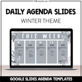 Daily Weekly Agenda Slides - Google Slides Templates #19 -