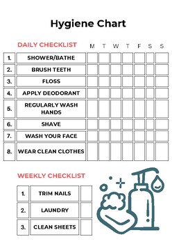 Preview of Daily/Weekly Hygiene Checklist