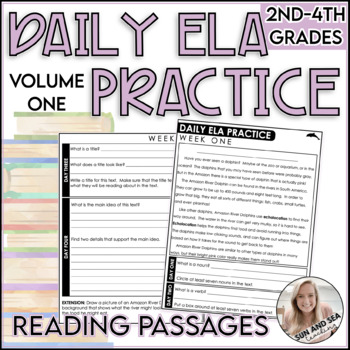 Preview of Daily & Weekly Reading Comprehension Passages | VOLUME 1